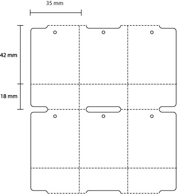 Harbs Etiquetas | Etiqueta Tag 35x60x3