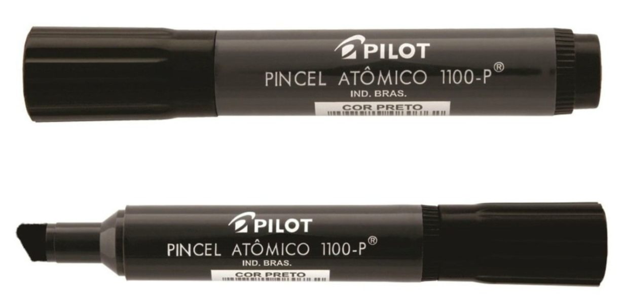Pincel Atômico Pilot 1100-P - Cor Preto - 2 UNID